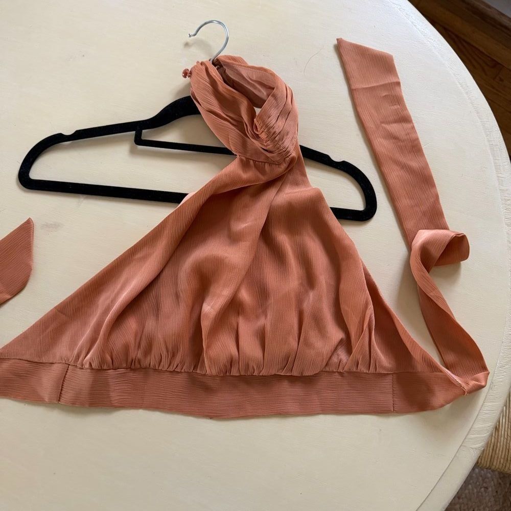 Princess Polly Terracotta Halter Top